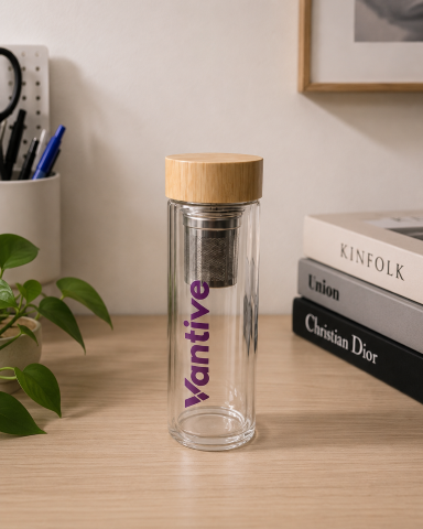 Vantive Branded Glass Bottle